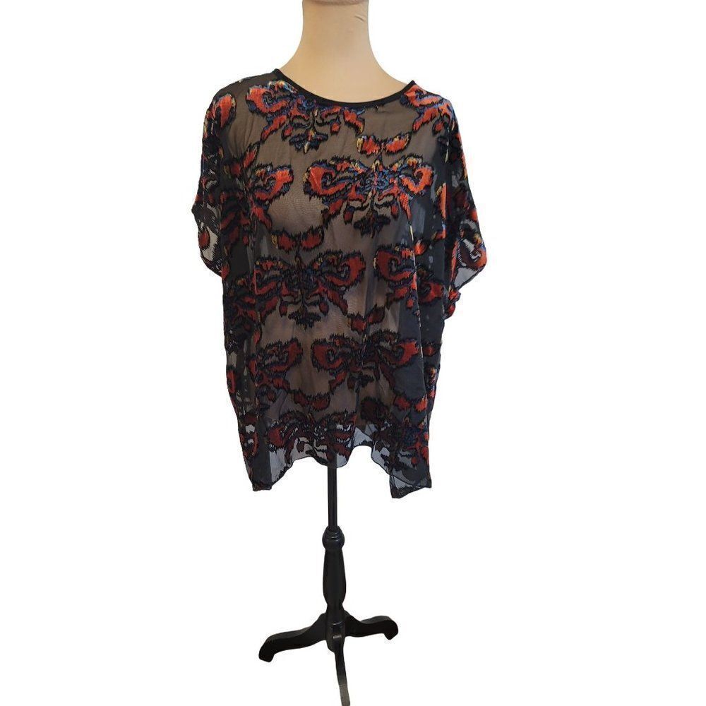 Tobi Sheer Woman's Small Black Top